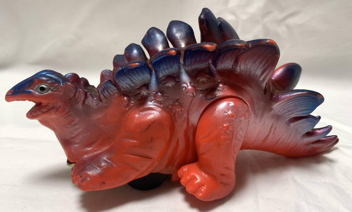 ソフビ フリクショントイ すてござうるす 昭和当時物　発火恐竜 Flaming トイズビアンが発売した「火炎怪獣 2025 / Brian Toys / Kaiju 特撮